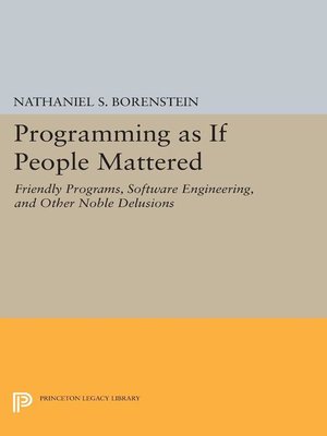 cover image of Programming as if People Mattered